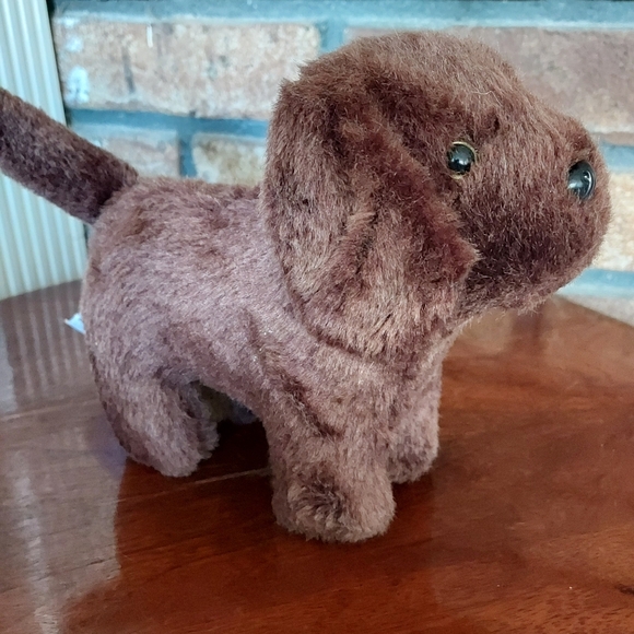 American Girl Doll Pet Dog Chocolate Chip Lab Brown Plush 2011 Service - Picture 4 of 7